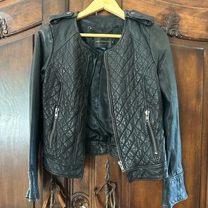 French Connection Leather Jacket